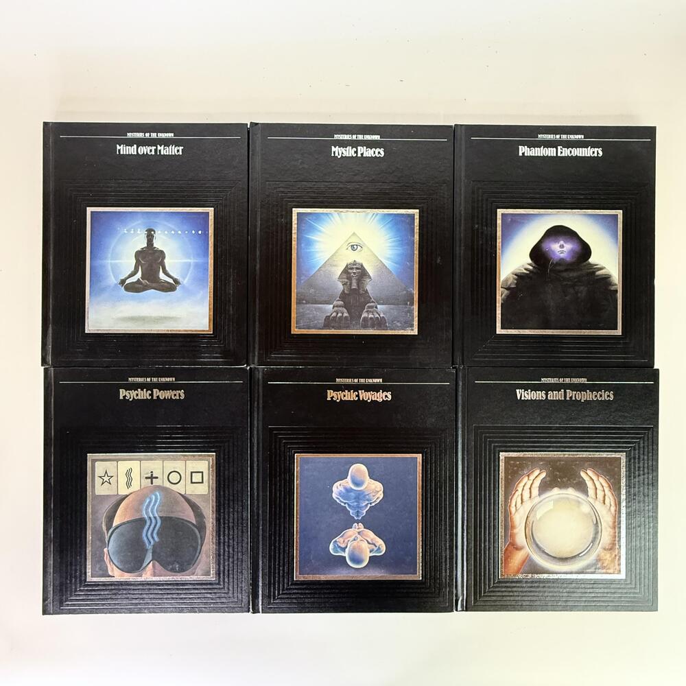 Mysteries Of The Time-Life Books HC Box Set Black Illustrated Paranormal